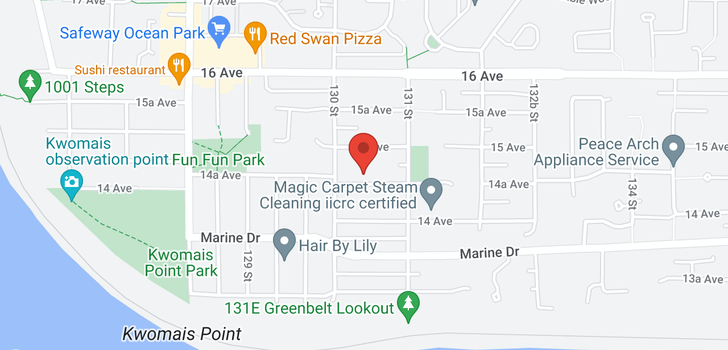 map of 13041 14A AVENUE